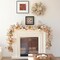 Fall Wreaths for Front Door 19 inch White Fall Wreath with Artificial Maple Leaves Pumpkin Autumn Leaf Thanksgiving Halloween Harvest Door Decorations for Wall Porch Home Decor (White)
